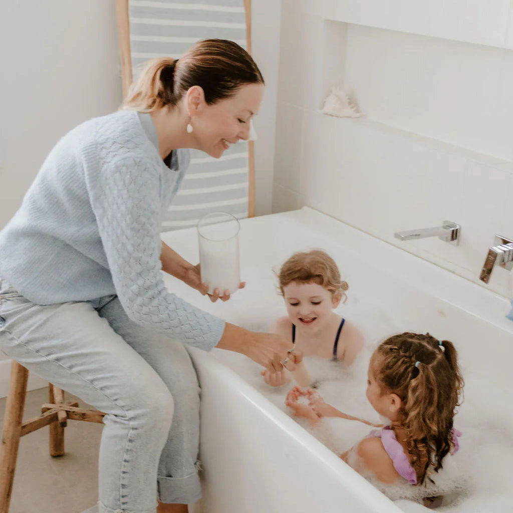 Saltd. Soothing Magnesium Bath Flakes available at Bear & Moo