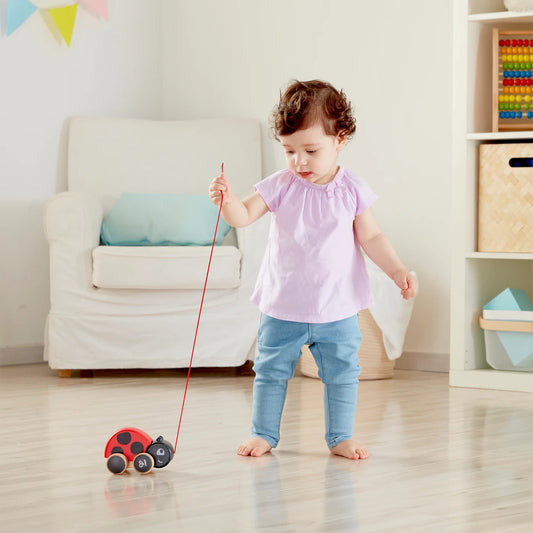 Hape Ladybug Pull Along available at Bear & Moo