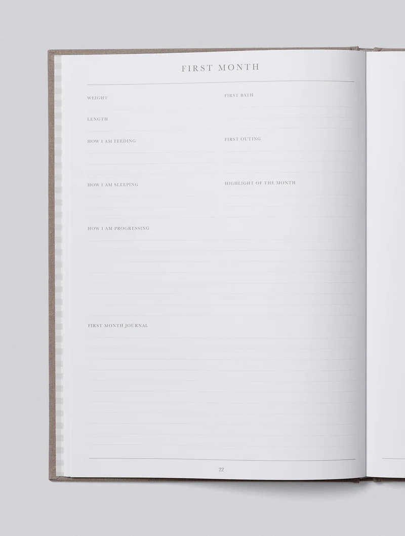 Write To Me Baby | Birth to Five Years Journal available at bear & Moo