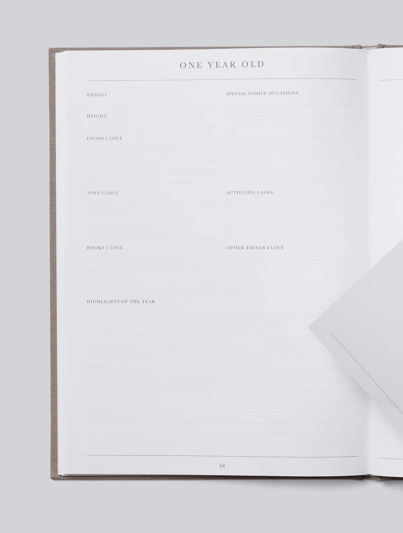 Write To Me Baby | Birth to Five Years Journal available at bear & Moo