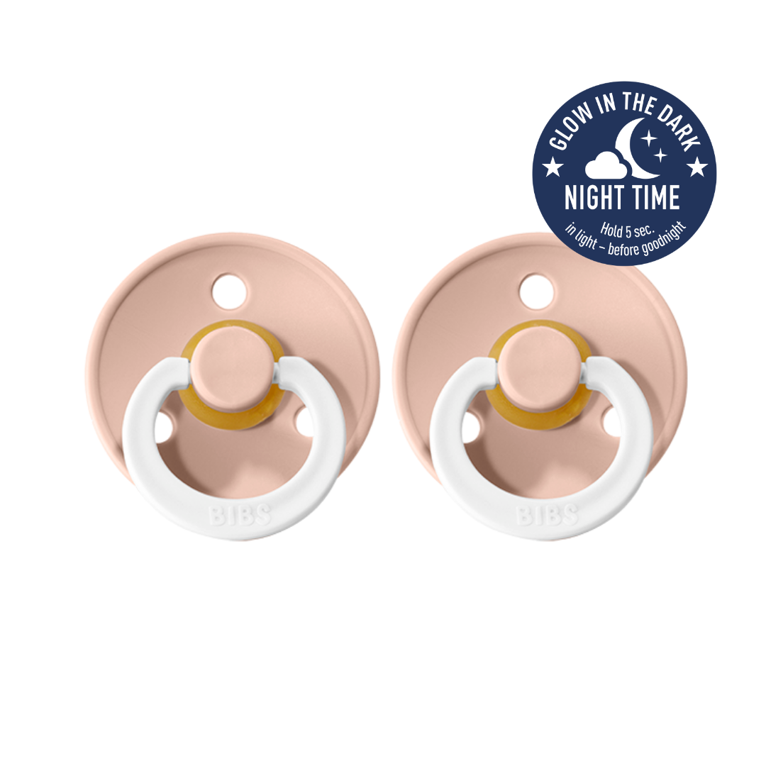 Bibs Dummies Night Glow Size 2 | Bear & Moo