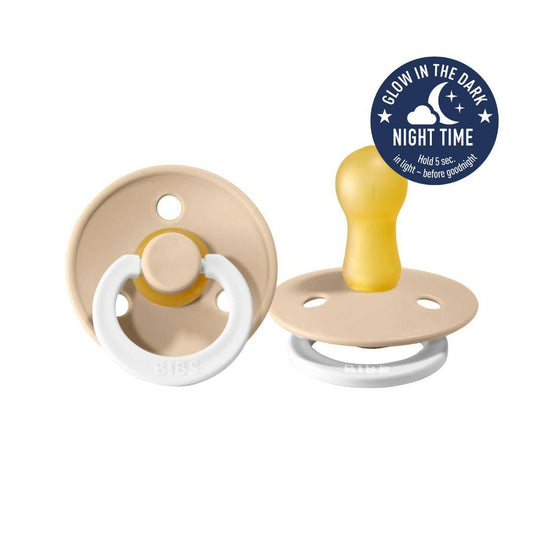 Bibs Dummies Night Glow Size 2 | Bear & Moo