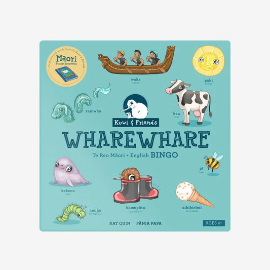 Wharewhare | Te Reo Māori Bingo available at Bear & Moo