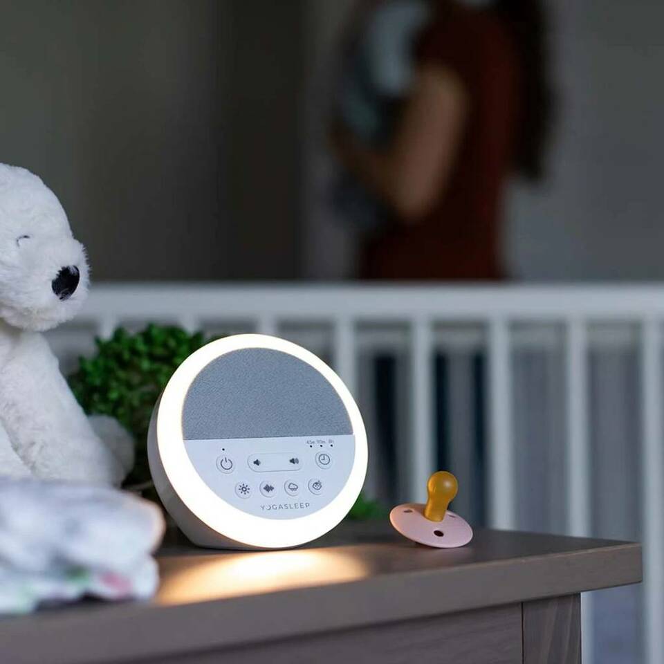 YogaSleep Nod Sound Machine and Nightlight available at Bear & Moo