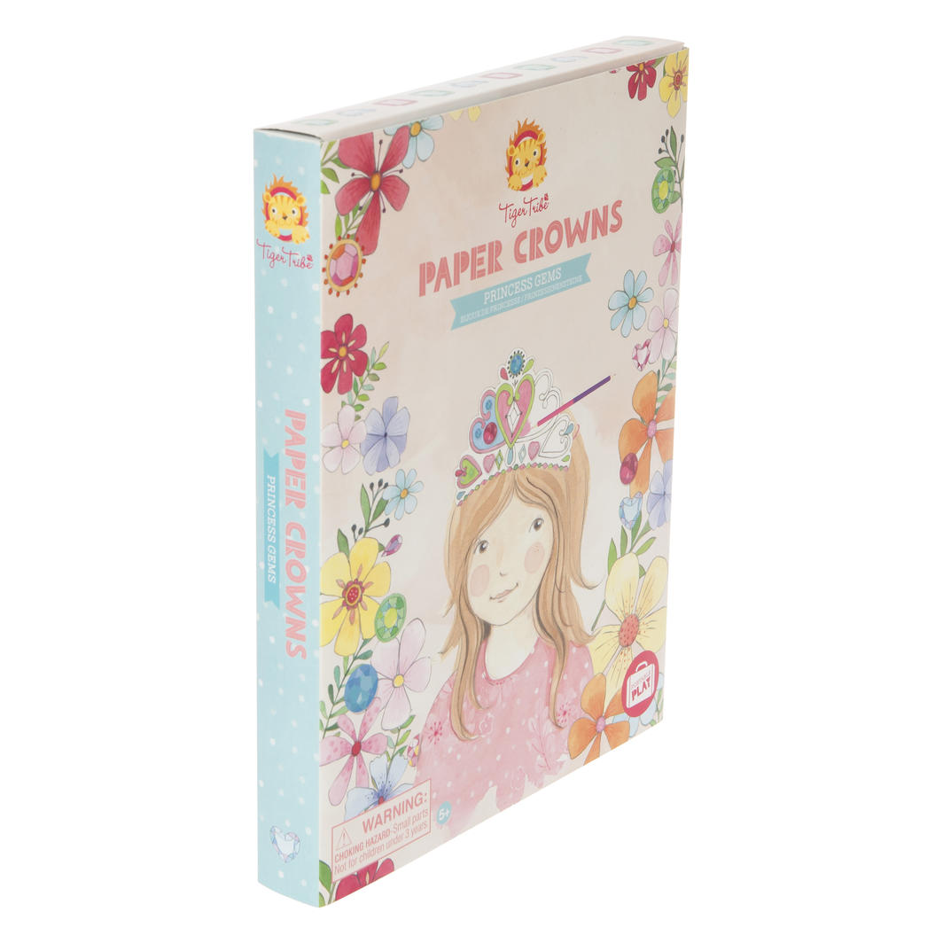Tiger Tribe Paper Crowns Princess Gems available at Bear & Moo