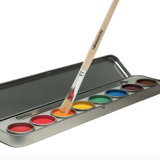 Honeysticks Watercolour Paints with Paintbrush from Bear & Moo