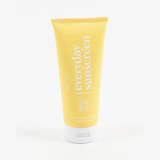 Babu Everyday Sunscreen 200ml available at Bear & Moo
