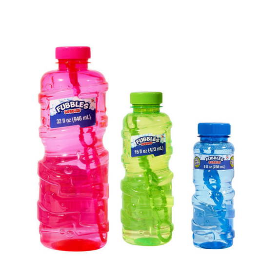 Fubbles Bubble Solution Range available at Bear & Moo