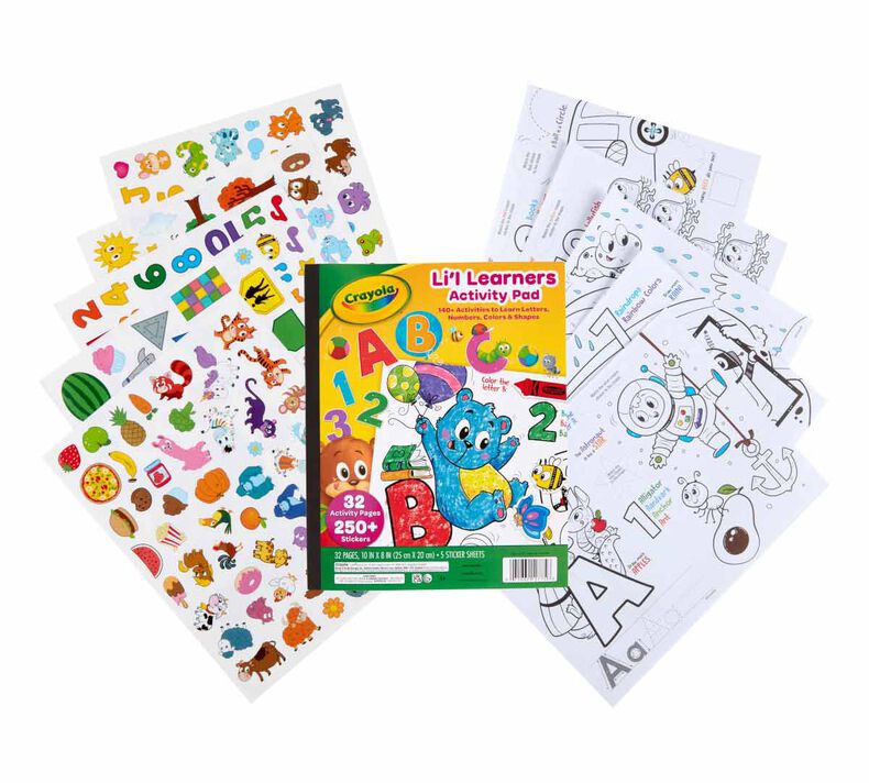 Crayola Lil' Learners Activity Pad available at Bear & Moo