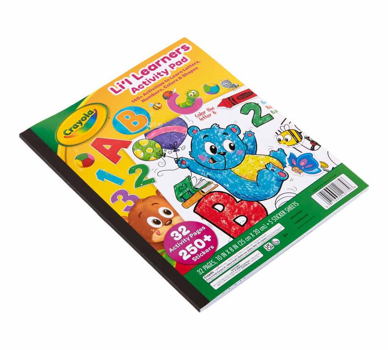 Crayola Lil' Learners Activity Pad available at Bear & Moo