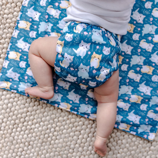 Whiskers Cloth Nappy | One Size Fits Most