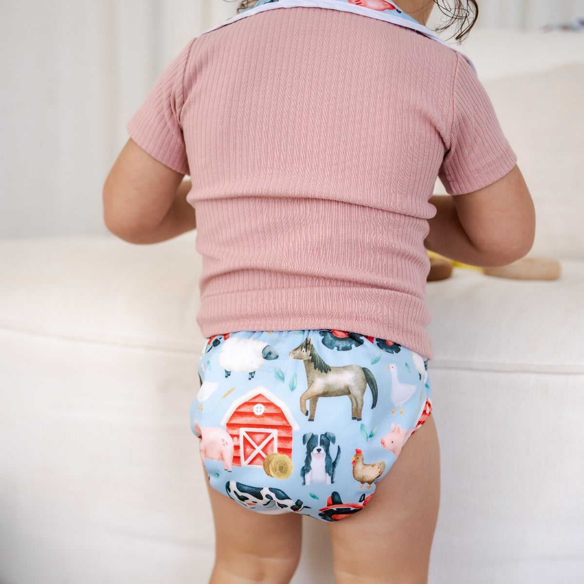 Bear & Moo Reusable Cloth Nappy | One Size Fits Most Cloth Nappy