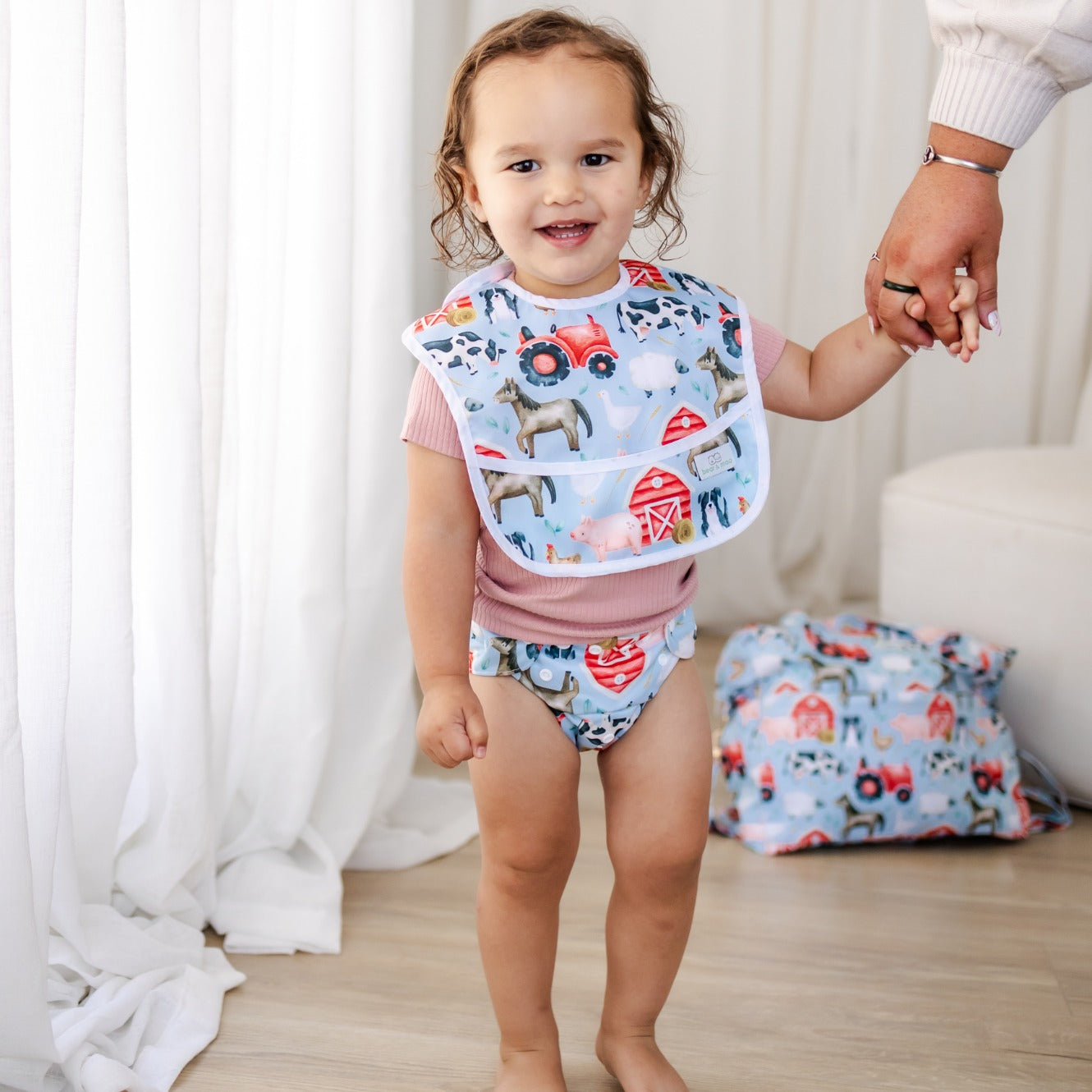 Bear & Moo Reusable Cloth Nappy | One Size Fits Most Cloth Nappy