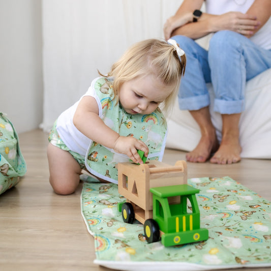 Bear & Moo Reusable Change Mat | Bamboo Velour Change Mat