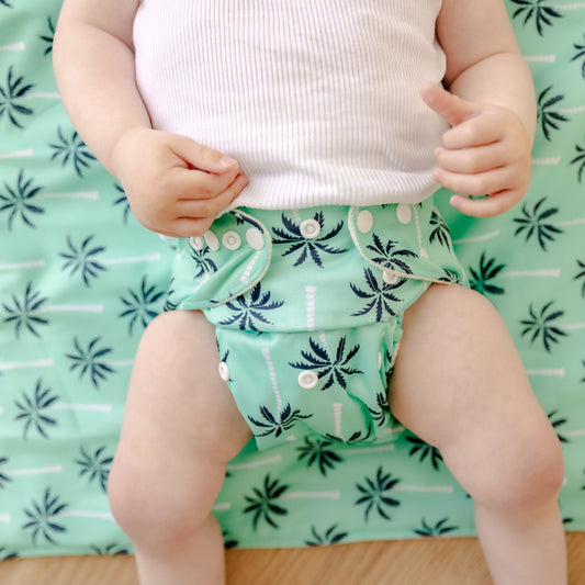 Mint Tropics Cloth Nappy | One Size Fits Most