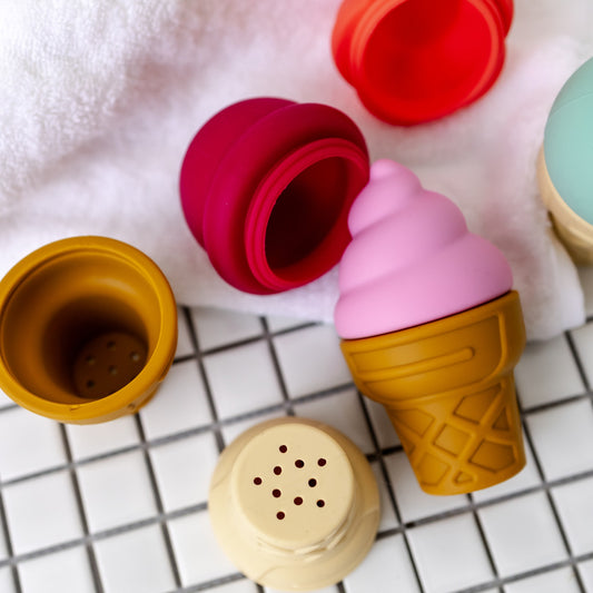 Silicone Ice Cream Bath Set