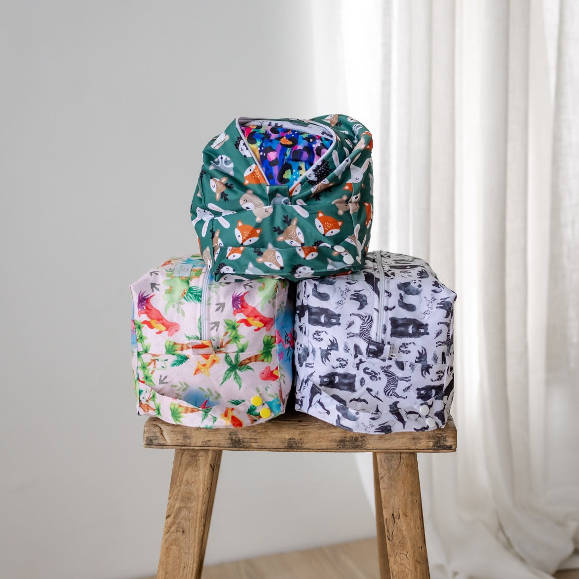 Bear & Moo Nappy Pod | Woodland Critters