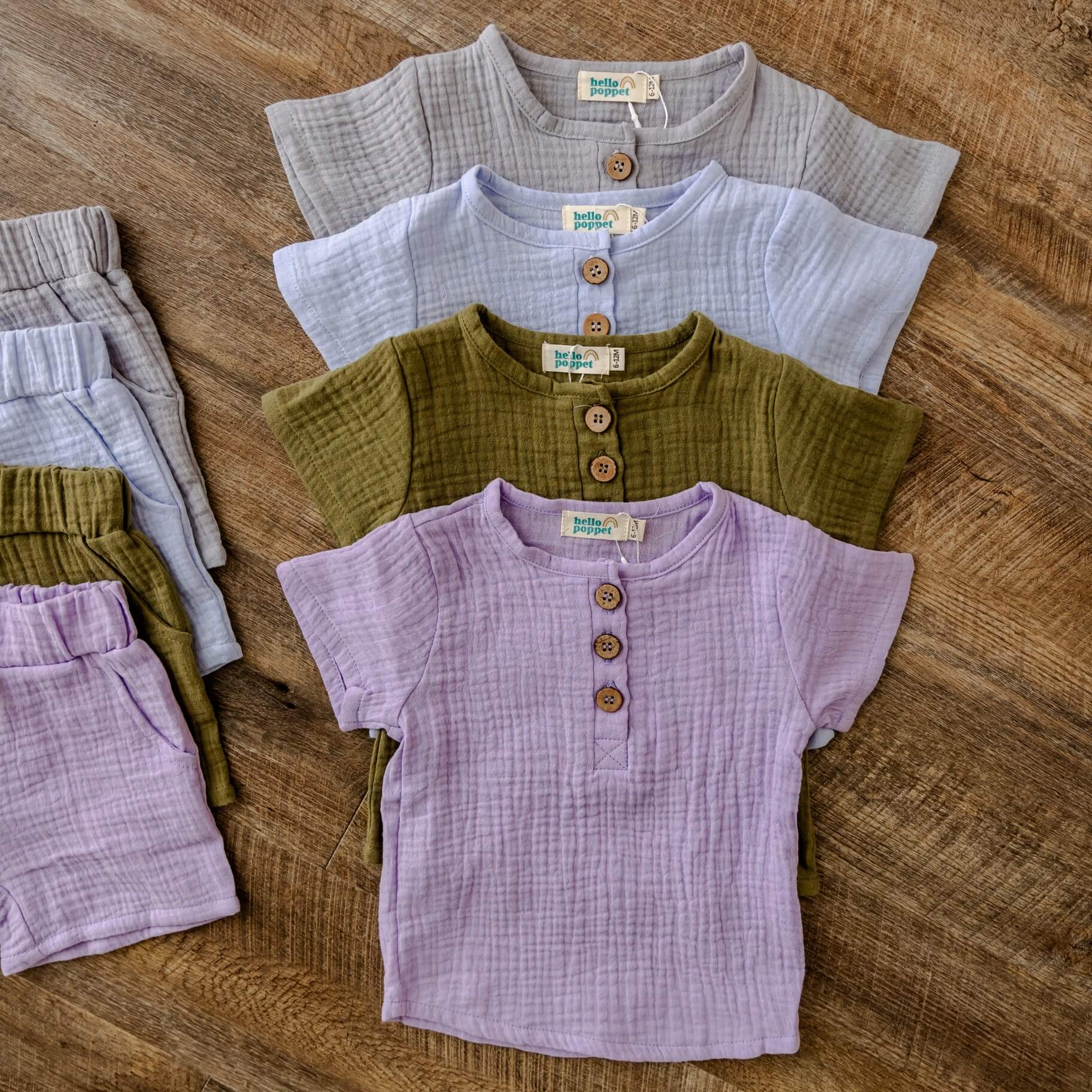 Hello Poppet Quinn Set | Organic Kids Clothing | available at Bear & Moo