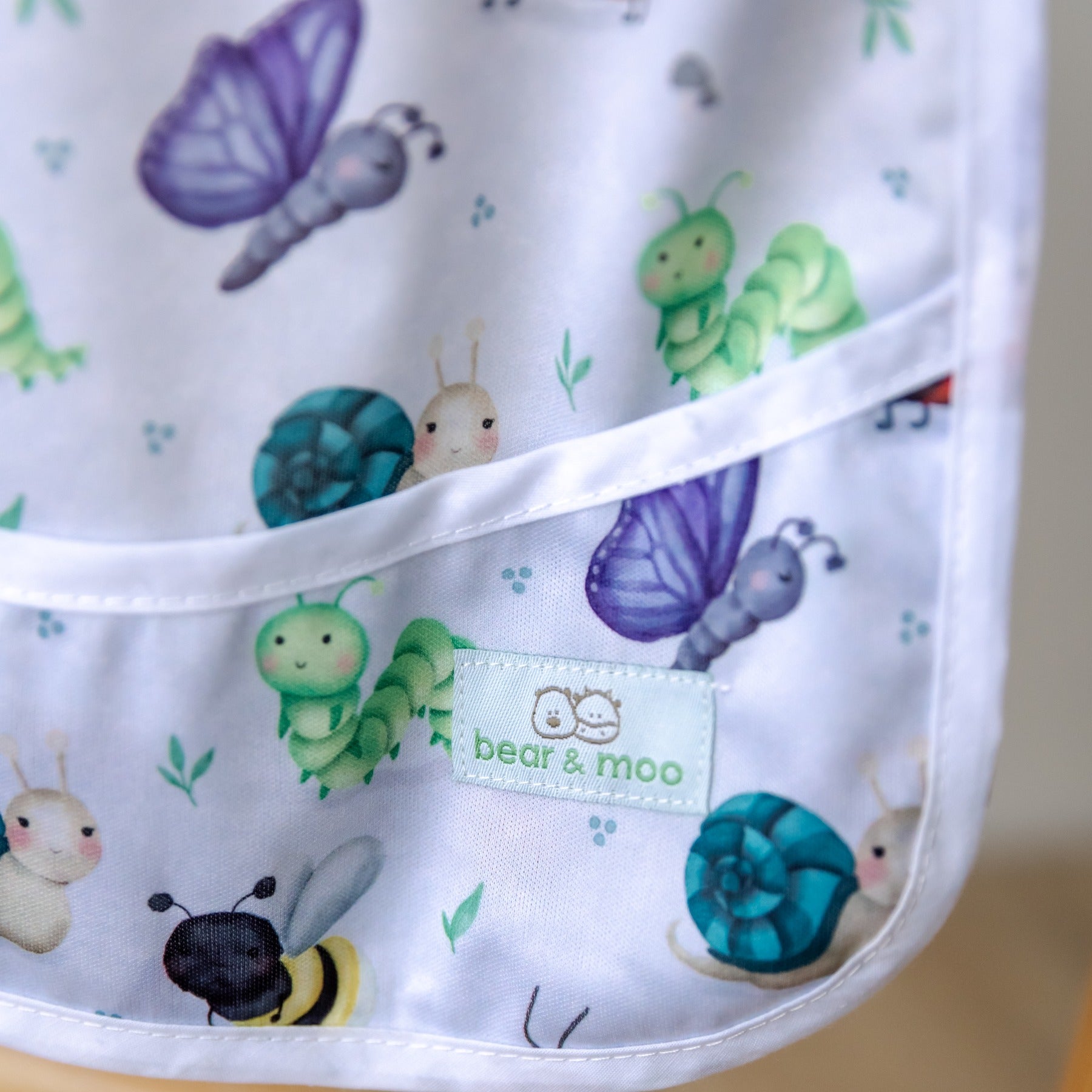 Bear & Moo Sleeved Bib | Bugs Life