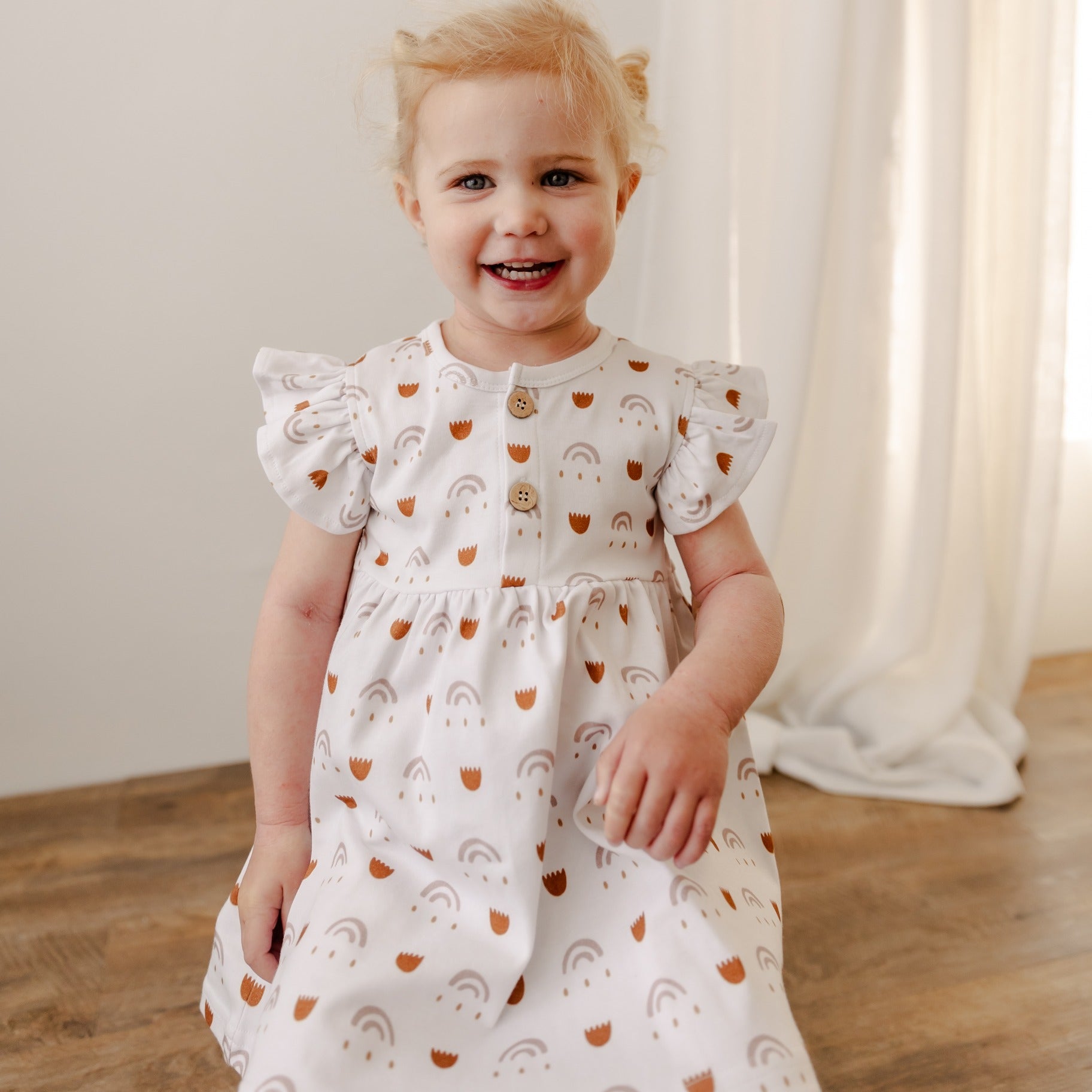 Hello Poppet Isla Dress available at Bear & Moo