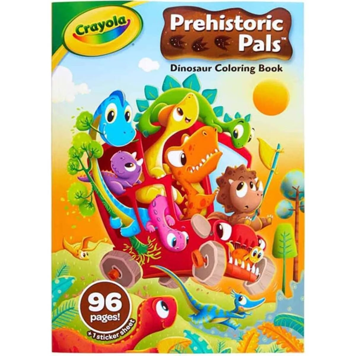 Crayola Prehistoric Pals Colouring Book available at Bear & Moo