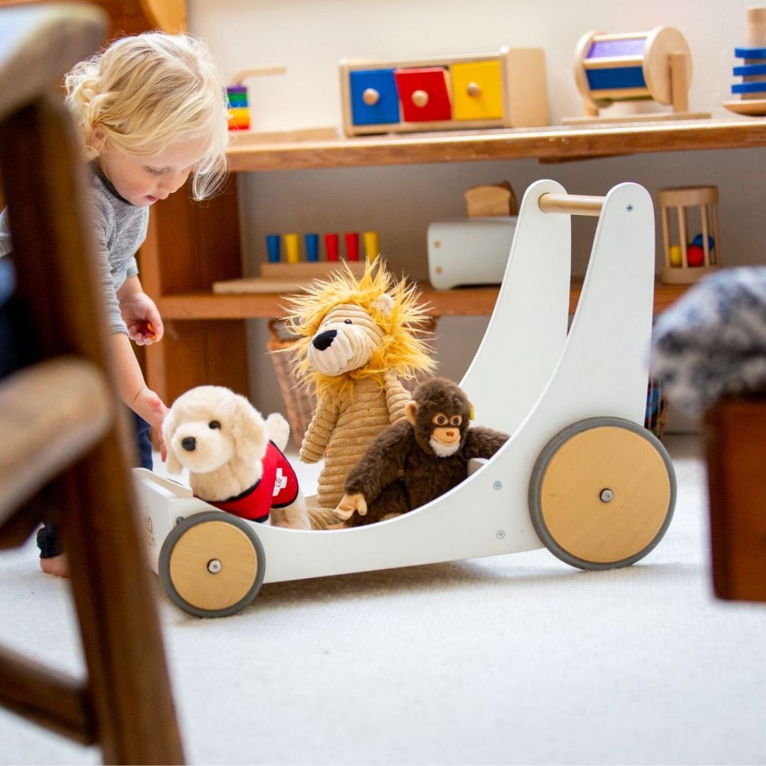 Kinderfeets Cargo Walker | Wooden Walker available at Bear & Moo
