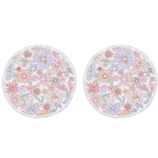 Bear & Moo Floral Whimsy Reusable Breast Pads