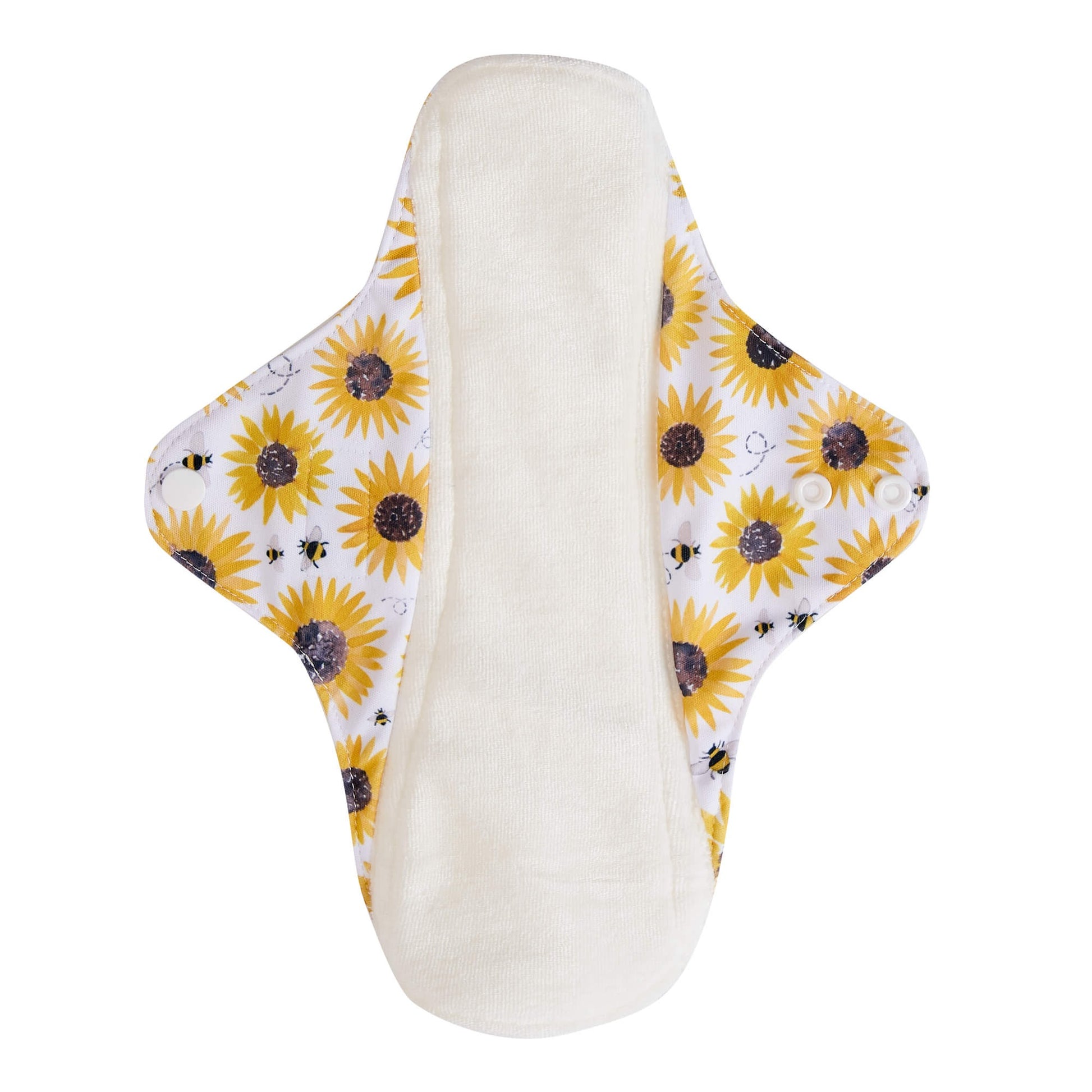 Bear & Moo Large Reusable Sanitary Pad Liner | Sunflowers & Bees