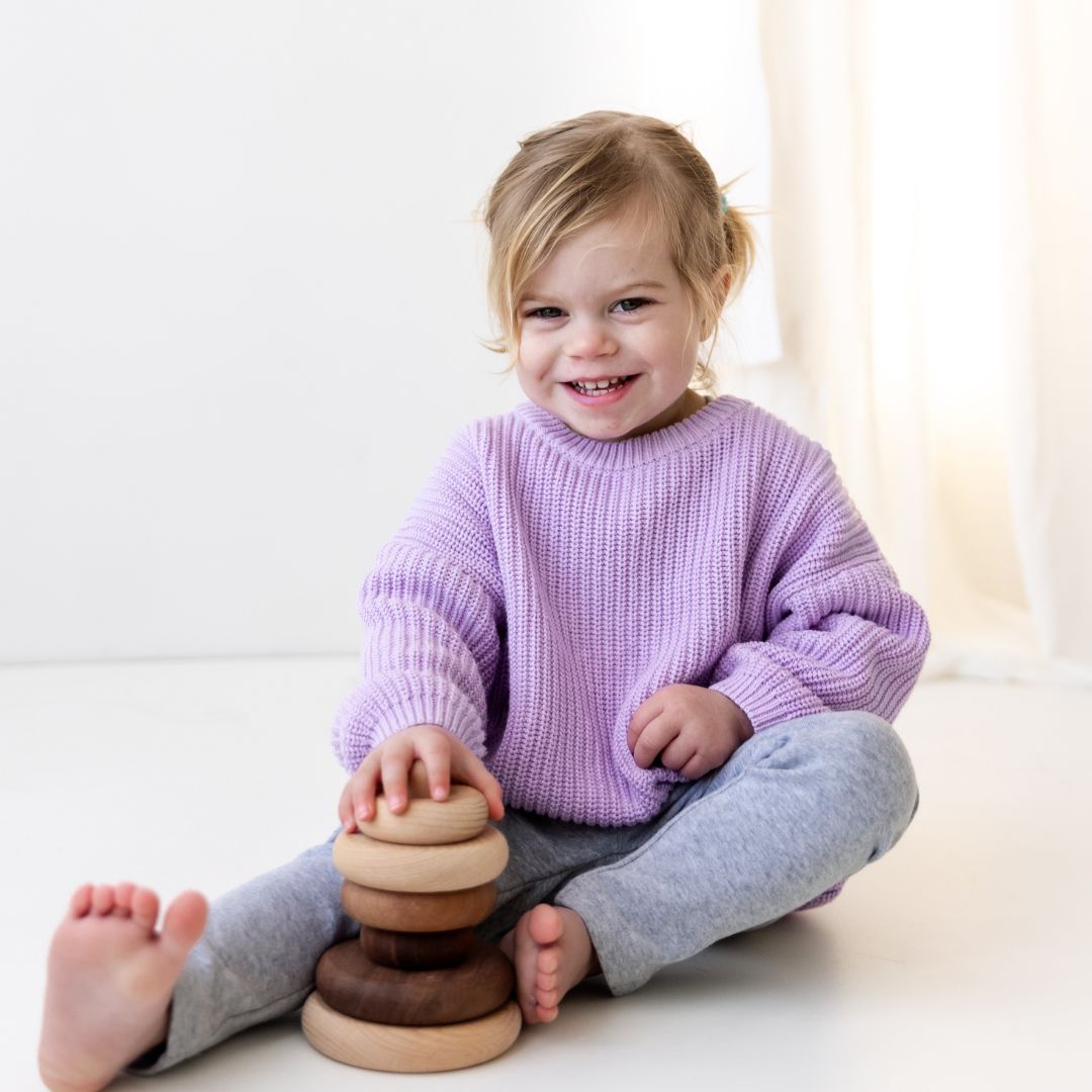 Hello Poppet Sloane Jumper available at Bear & Moo