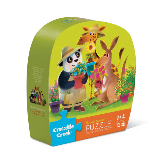 Crocodile Creek Flower Power | 12 Piece Puzzle available at Bear & Moo