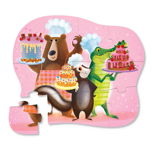 Crocodile Creek Sweet Treats 12 Piece Mini Puzzle available at Bear & Moo