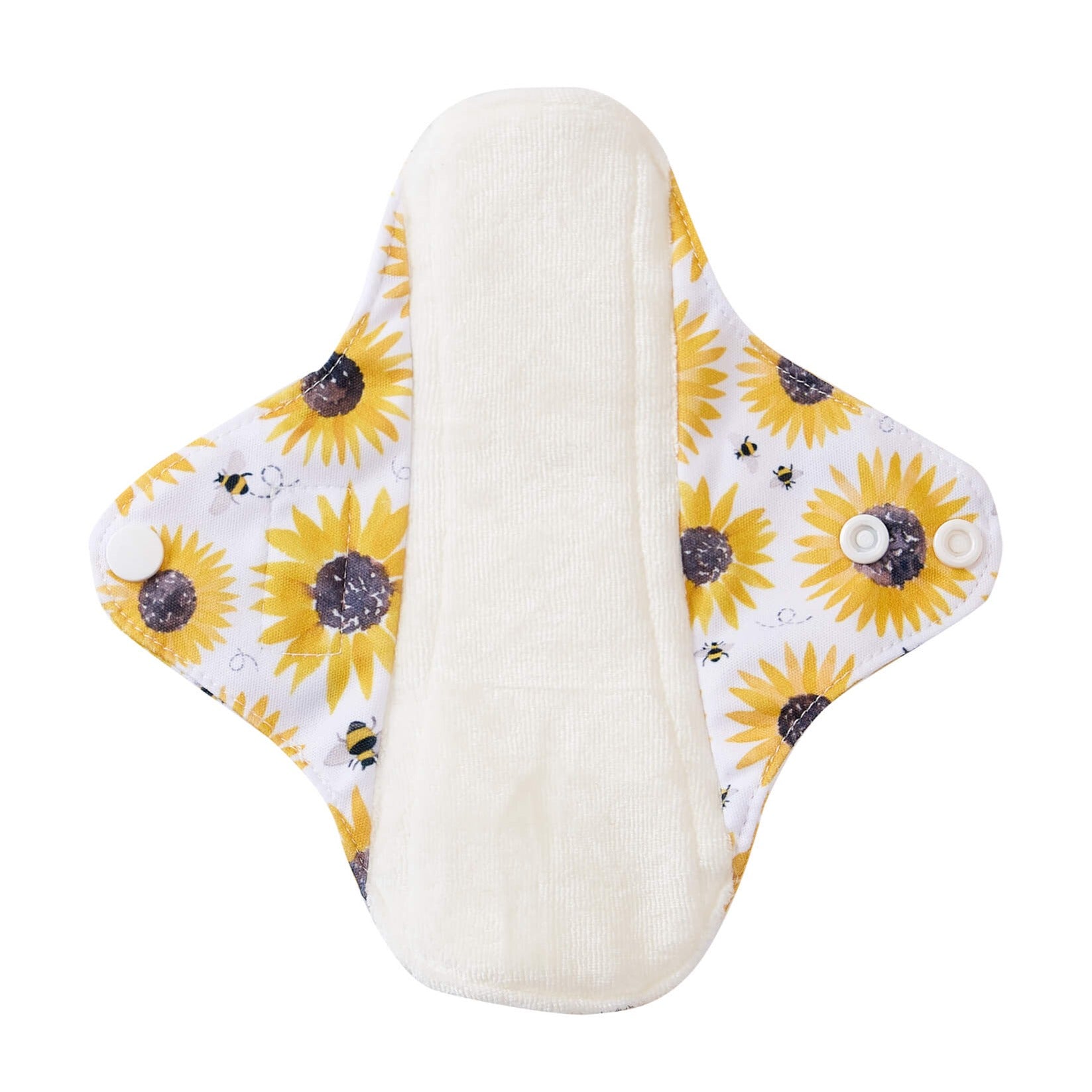 Bear & Moo Small Reusable Sanitary Pad Liner | Sunflowers & Bees