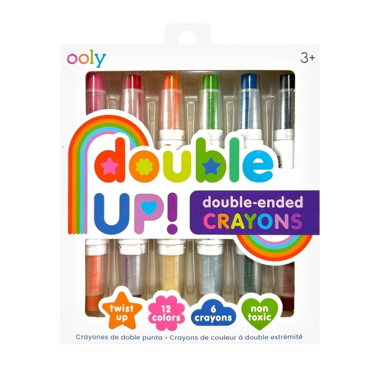 Ooly Double Up! Double-Ended Crayons available at Bear & Moo