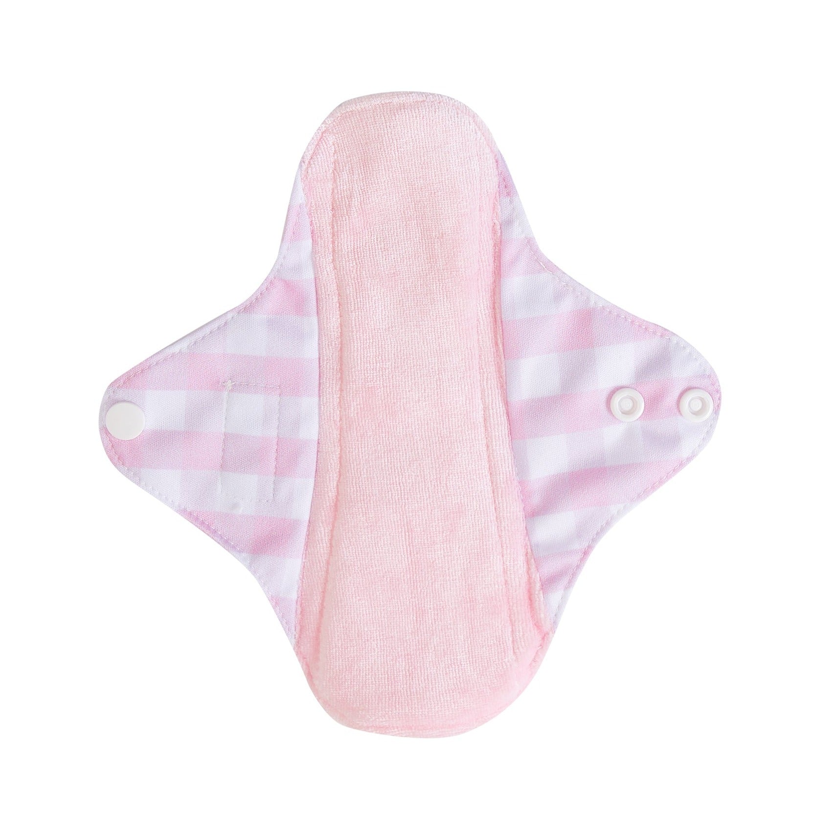 Bear & Moo Medium Reusable Sanitary Pad Liner | Pink Lemonade Gingham