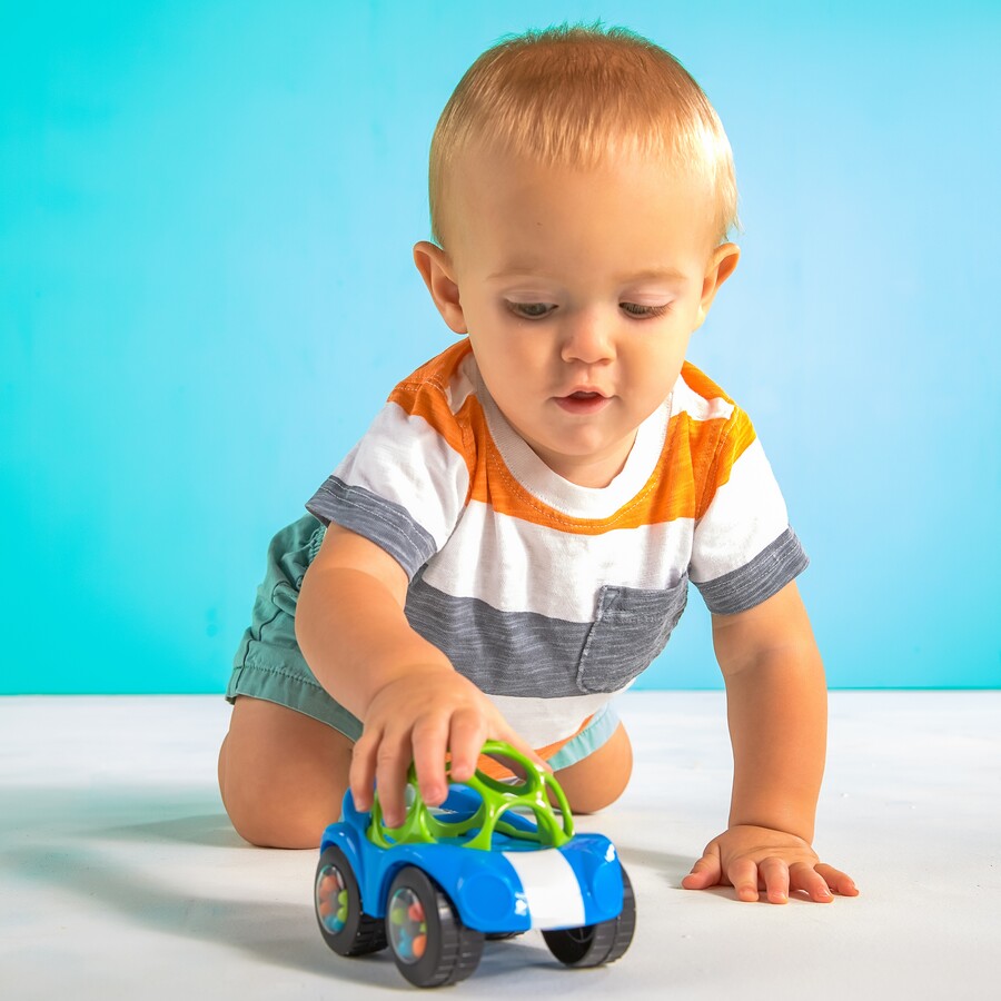 OBall Rattle and Roll Blue Sports Car available at Bear & Moo