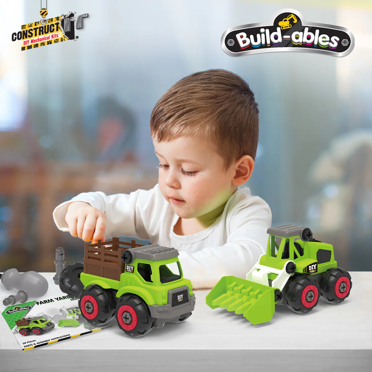 Construct IT Build-ables | Farm Hand Vehicles available at Bear & Moo