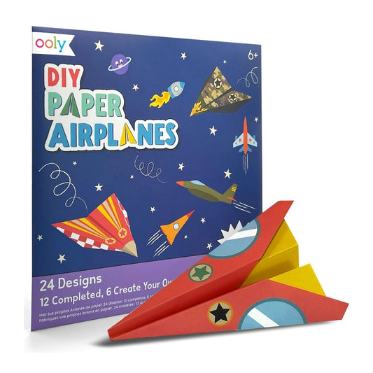 Ooly DIY Paper Airplanes Activity Kit available at Bear & Moo