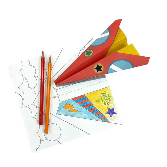 Ooly DIY Paper Airplanes Activity Kit available at Bear & Moo