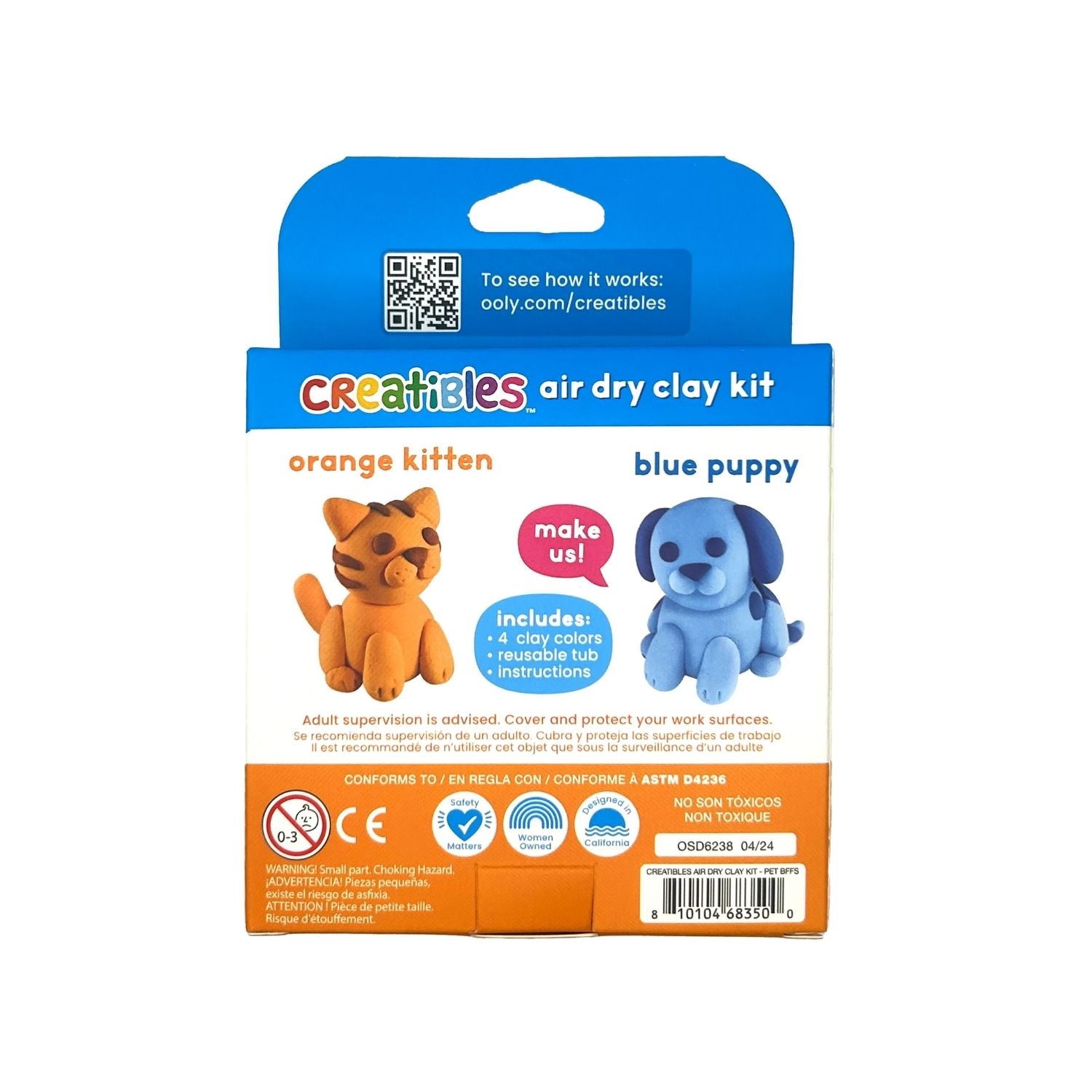 Creatibles Mini Air Dry Clay | Pet BFF's available at Bear & Moo