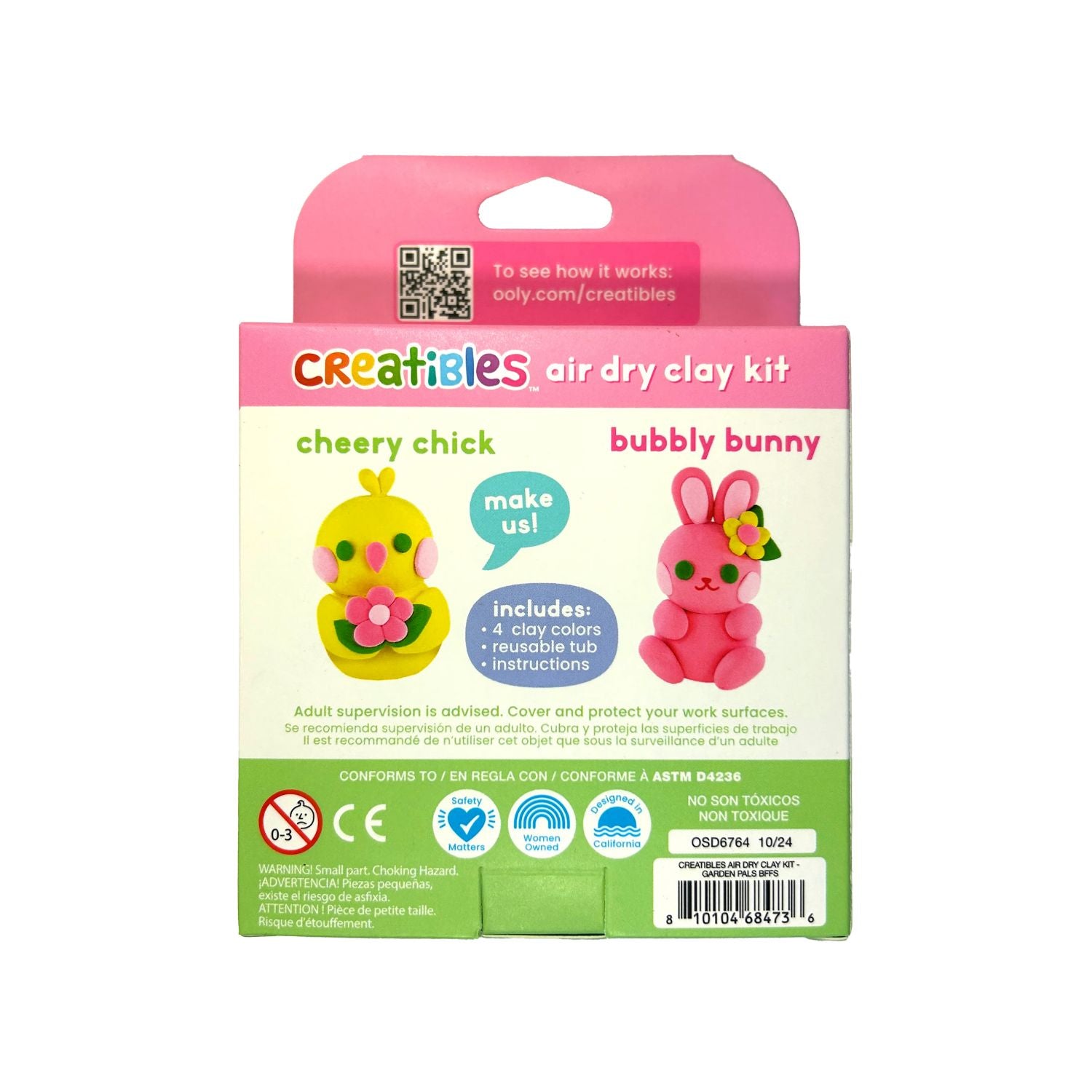 Ooly Creatibles Mini Air Dry Clay | Garden Pals available at Bear & Moo