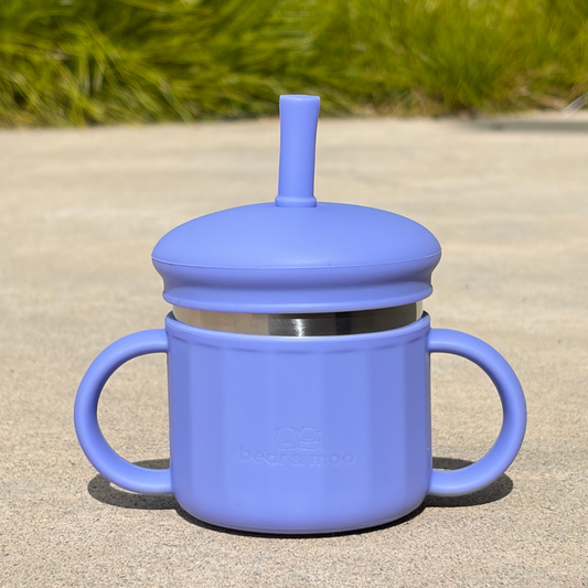 Baby & Toddler 4 in 1 Cup | Stainless Steel & Silicone