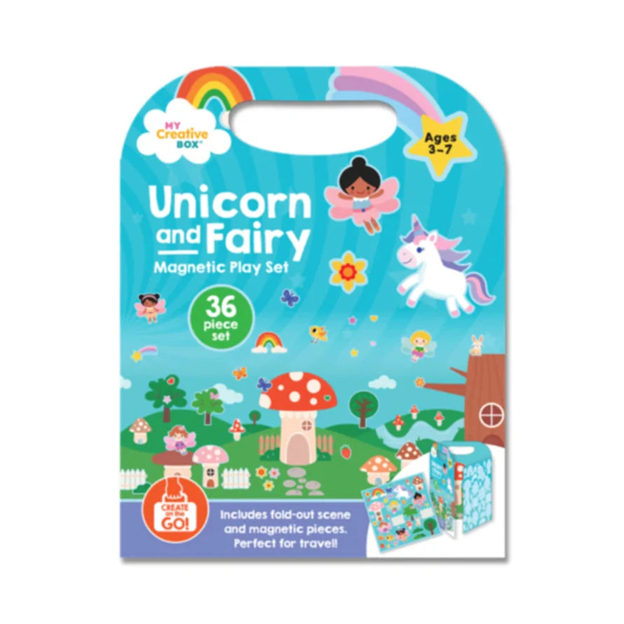 My Creative Box Unicorn and Fairy Magnetic Play Set available at Bear & Moo