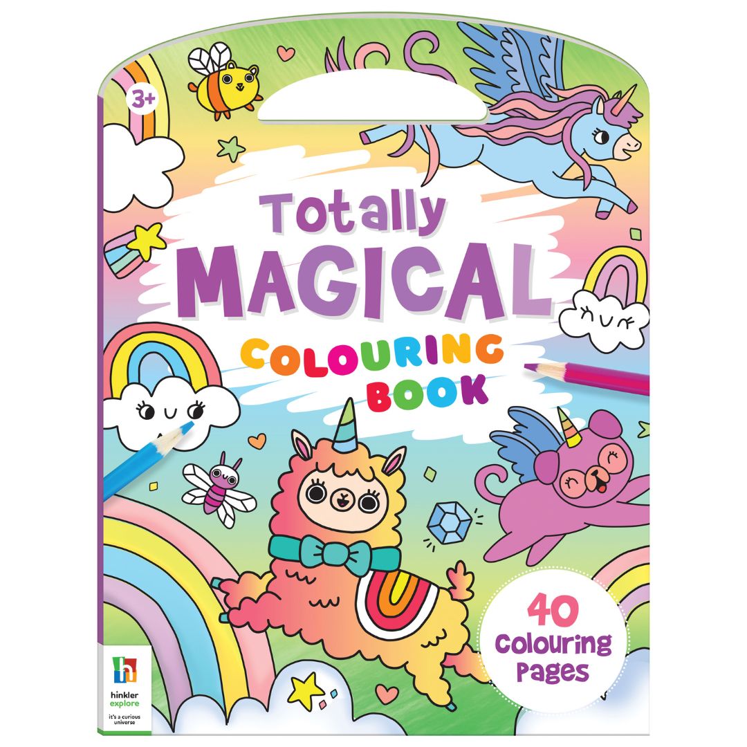 HInkler Totally Magical Shaped Colouring Book available at Bear & Moo
