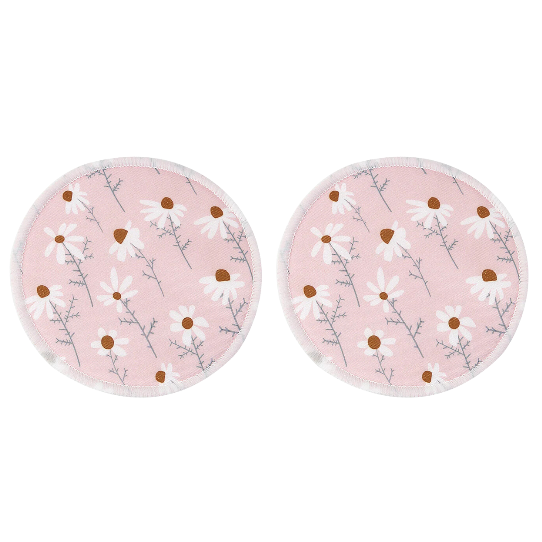 Bear & Moo Reusable Breast Pads in Wild Daisies