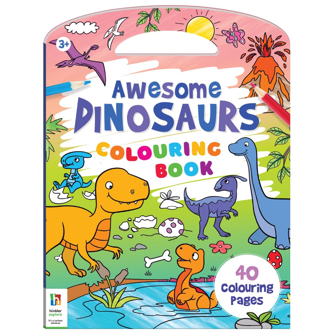 Hinkler On the Farm Shaped Colouring Book available at Bear & Moo