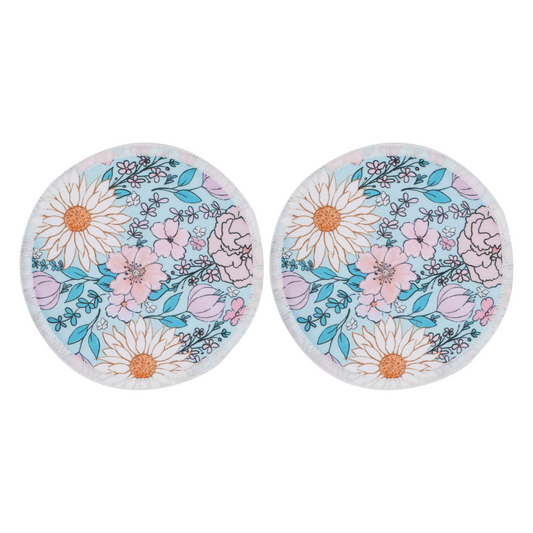 Bear & Moo Reusable Breast Pads in Boho Floral