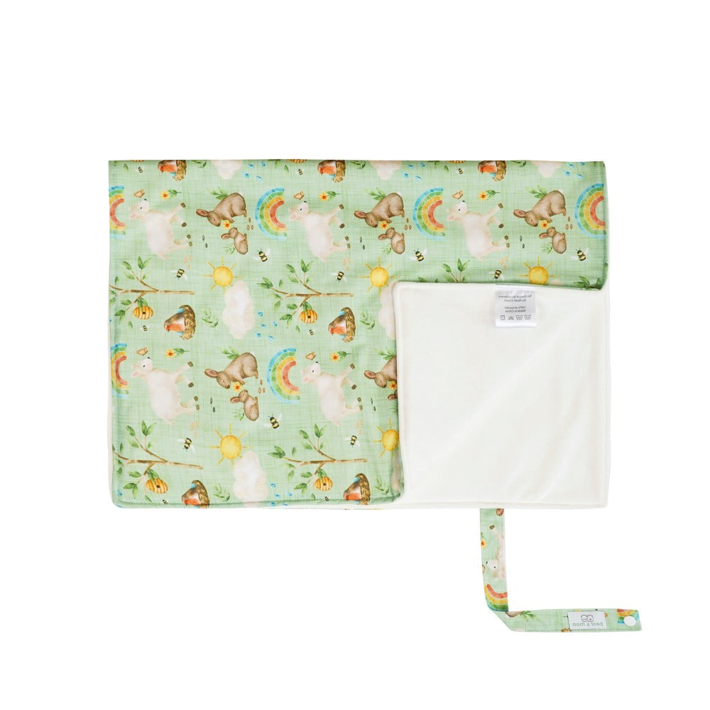 Bear & Moo Reusable Change Mat | Bamboo Velour Change Mat