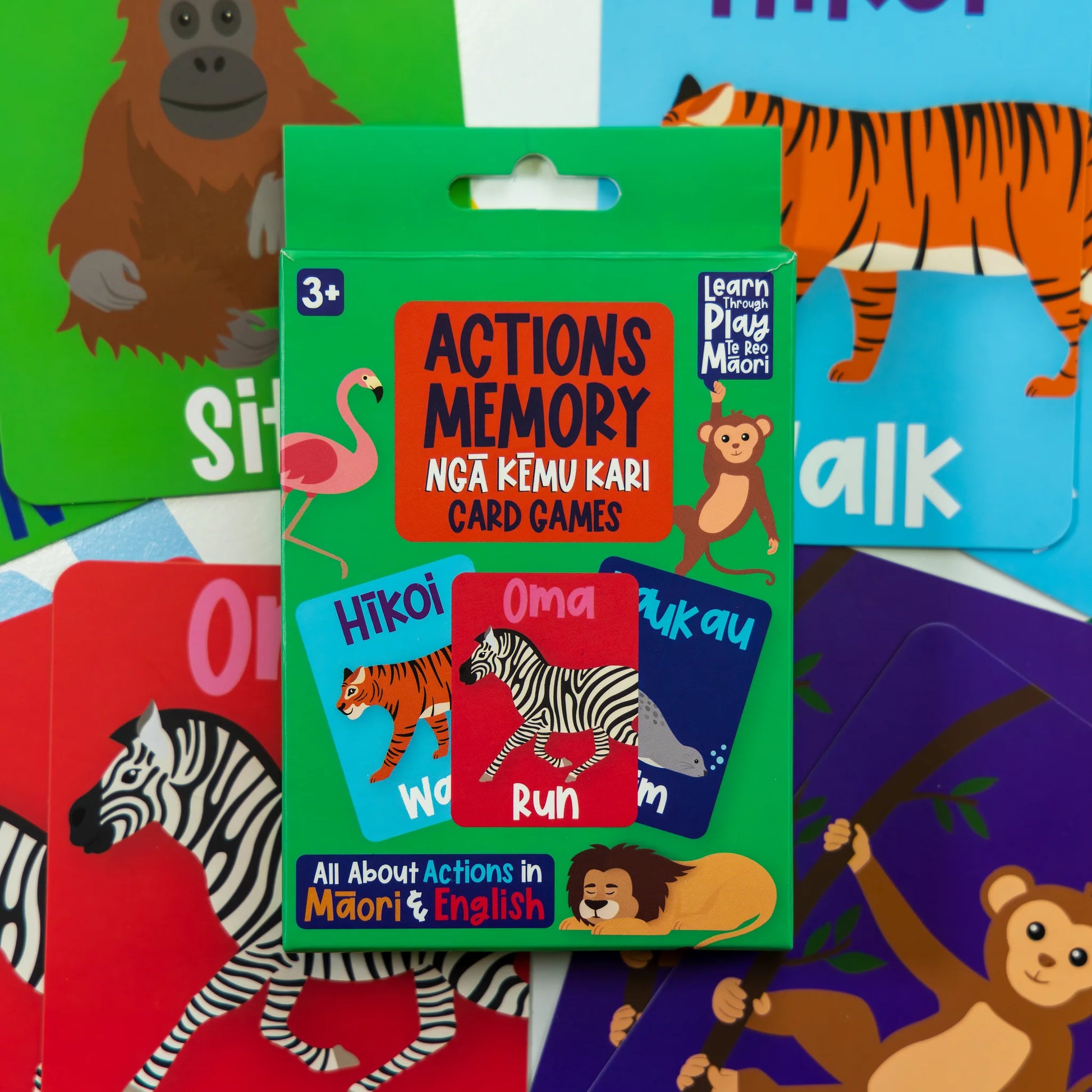 Koha Create Memory Game Te Reo Actions available at Bear & Moo