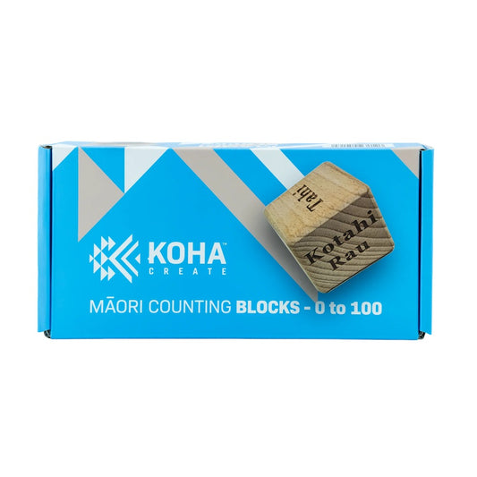 Koha Create Māori Counting Block 0-100 available at Bear & Moo