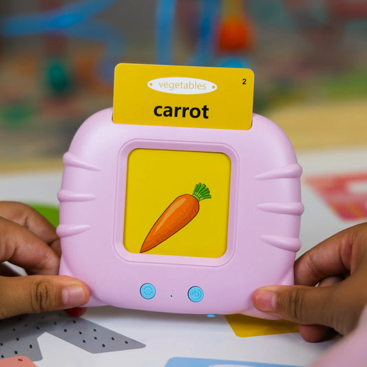 Koha Create English Flash Card Reader in Pink available at Bear & Moo